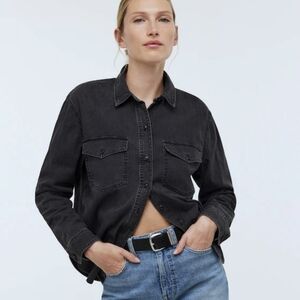 Madewell Charcoal Denim Shirt